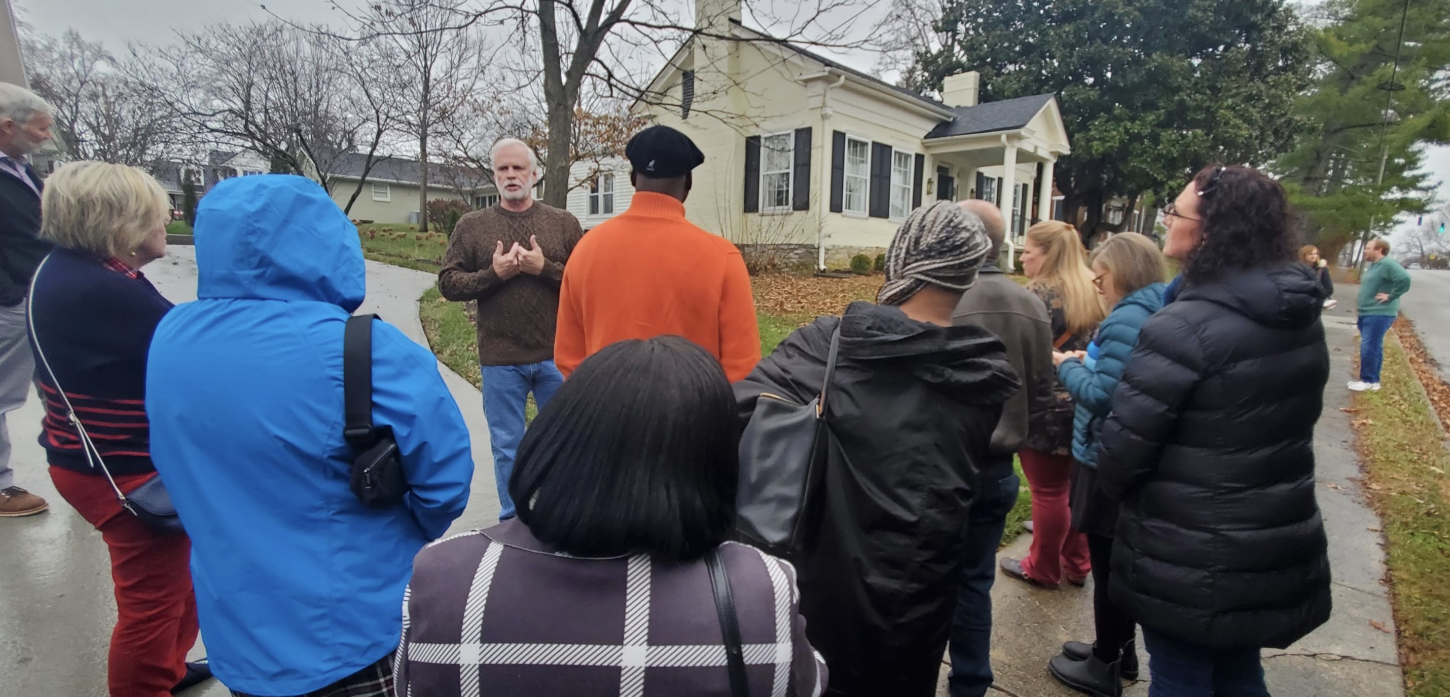 Getting a tour of Mustard Seed Hill