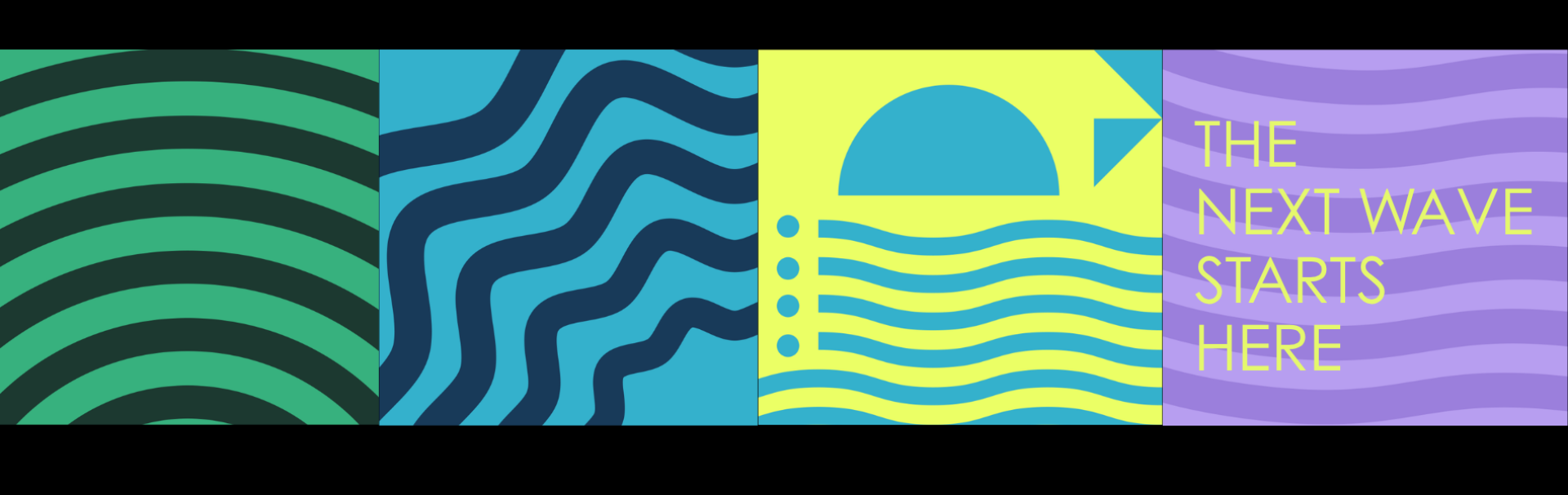 Waves of Leadership banner in multiple colors