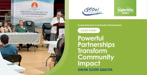 Native community leaders at the Native Homeownership coalition meeting