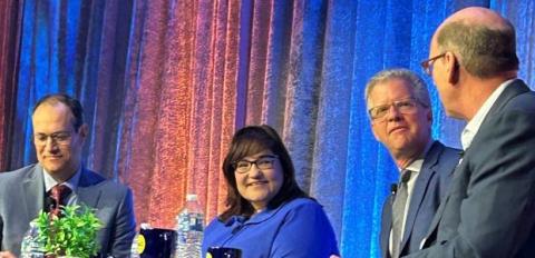 Marietta Rodriguez on a panel at Housing Assistance Council's rural conference.