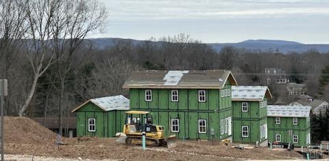 Homes being built in Blacksburg, Va.